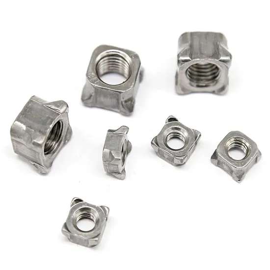 Tuerca de soldadura hexagonal cuadrada DIN 928