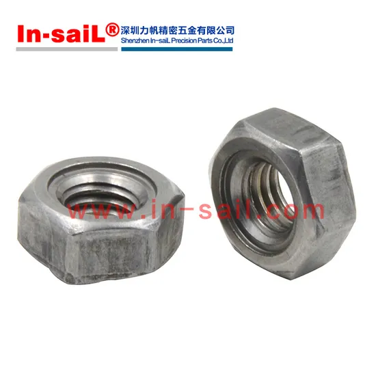 Tuercas de soldadura hexagonales de acero métricas 93337A300