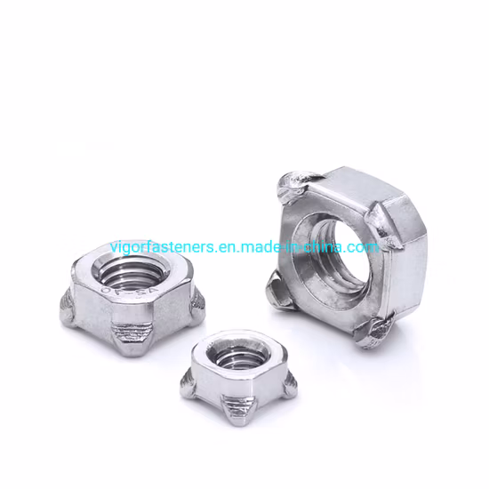 Tuercas de soldadura M4-M16 Tuerca de soldadura DIN928 de acero inoxidable 304