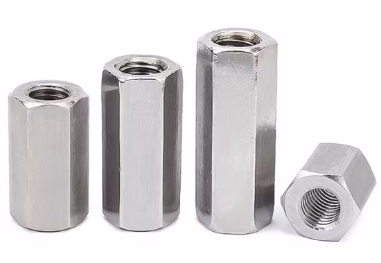 Tuerca hexagonal trapezoidal Tuerca de acoplamiento hexagonal Tuerca hexagonal Keps Tuercas ranuradas hexagonales
