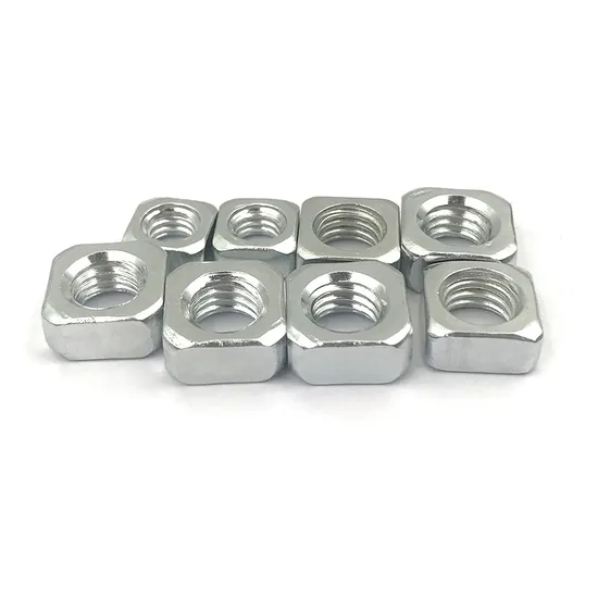 Hex Serrated Flange Dome Cap Nut Insert Square Cage Lock Heavy Coupling Hex Nuts Stainless Steel Weld Hex Flange Nut