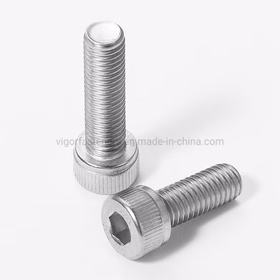 SS304 SS316 DIN912 Tornillo de cabeza hueca hexagonal para tornillo Allen automotriz