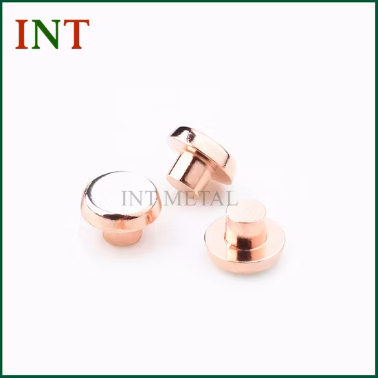 Piezas de interruptor de relé Remaches de contacto eléctrico de plata